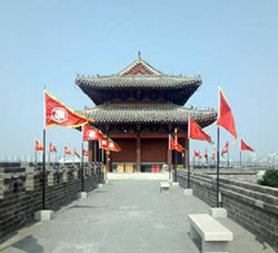 古城墙旗帜旗杆制作