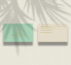 酒店棕榈品牌标志设计