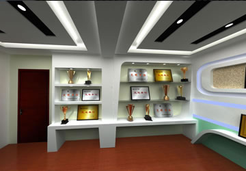 <b>360全景展示聊城火车站车务段荣誉展室效果</b>