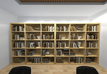 360全景展示聊城火车站车务段文化建设之图书室