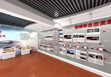 <b> 360全景展示聊城火车站车务段文化建设之段史室</b>